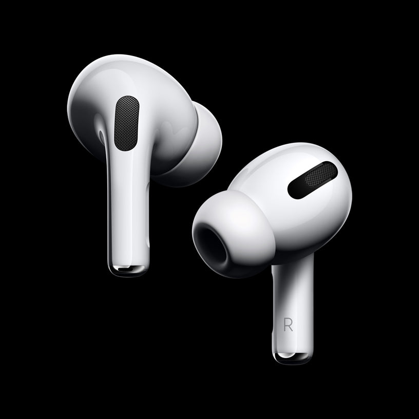 Apple AirPods Pro (1st generation) earbuds with silicone ear tips