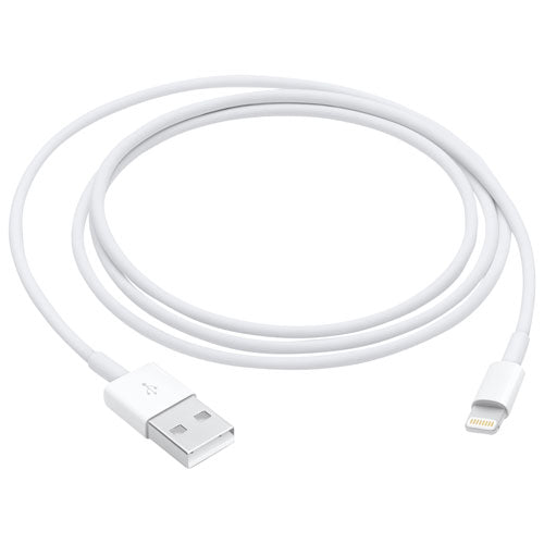 Apple Compatible USB-A to Lightning Cable – White, Compatible with iPhone, iPad & AirPods