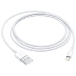 Apple Compatible USB-A to Lightning Cable – White, Compatible with iPhone, iPad & AirPods - product image