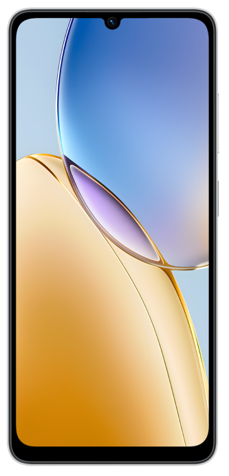 ZTE Blade A56 — front display view; Polar Gray manufacturer reference
