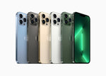 Apple iPhone 13 Pro in Sierra Blue, Graphite, Gold, Silver and Alpine Green