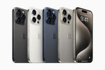 Apple iPhone 15 Pro in Black Titanium, White Titanium, Blue Titanium and Natural Titanium