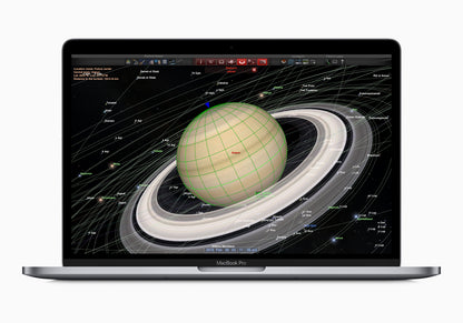 MacBook Pro 13-inch Intel (2019), front view of the Retina display