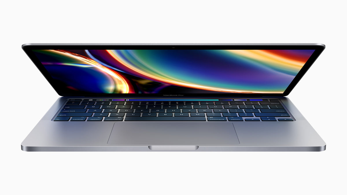 MacBook Pro 13-inch Intel (2020), Space Gray, open front view