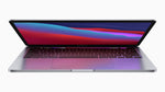 MacBook Pro 13-inch with Apple M1 (2020) — Space Gray open keyboard and Touch Bar view