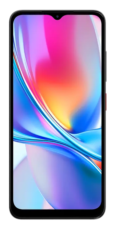 ZTE Blade A35e in Silvery Gray, front view